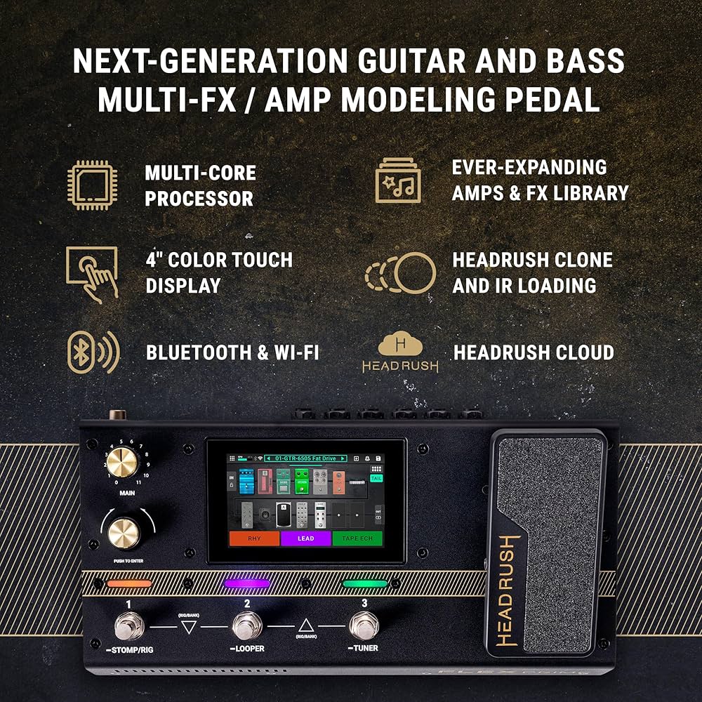 ギター Headrush FlexPrime HEADRUSH Flex Prime ギターアンプ・モデラー/マルチエフェクター : 愛